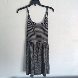 F21 Black & white strip Sunny dress